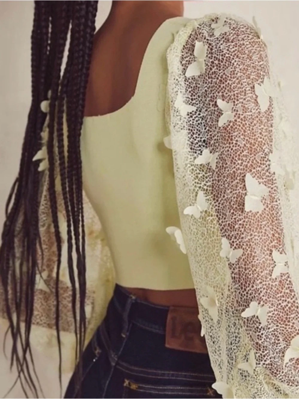 Free People Flutter By Crop Top
